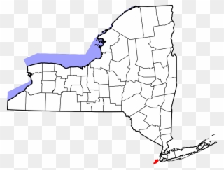 Location Within The State Of New York - Cortland Ny On Map Clipart