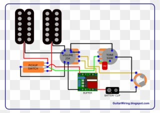 Guitar Pickup Wiring Diagram Schematic Free For You - Guitar Wiring No Tone Clipart
