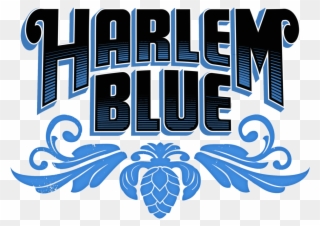 Harlem Blue Brewery New York City, New York - Graphic Design Clipart