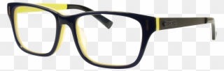 Hm1029b Yellow/blue Prescription Glasses $230 - Ea 3042 5026 Clipart