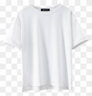 孜2019 Spring And Summer Loose Solid Color T Shirt Simple - Plain White Golf Shirts Clipart