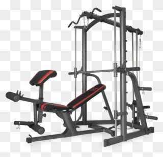 Maxam® Smx-200 Smith Machine Home Gym Bench Preacher Clipart
