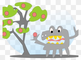 Trees Clipart Monster - Monster Clip Art - Png Download