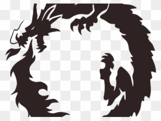 Circle Clipart Dragon - Jiu Jitsu Dragon - Png Download
