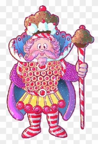 Candy Clipart Castle - King Kandy Candyland Characters - Png Download