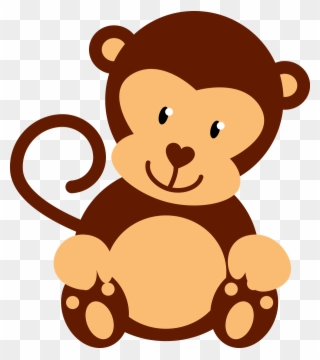 ○‿✿⁀monkeys‿✿⁀○ Monkeys, Clip Art, Scribble, - Safari Baby Animals Png Transparent Png