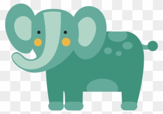 Grass Clipart Elephant Grass - Elephant Illustration Vector - Png Download