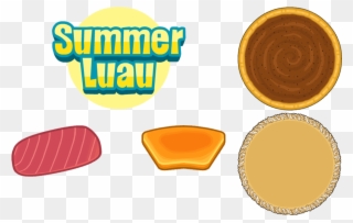 Summer Luau Ingredients - Summer Luau Clipart