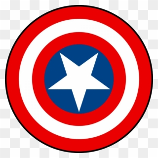 Simbolo Capitao America Png - Captain America Shield Png Print Clipart