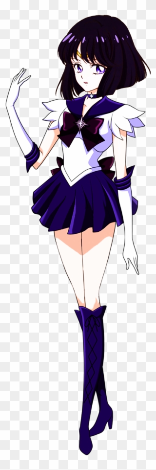 500 X 1460 4 - Sailor Saturn Crystal Transparent Clipart