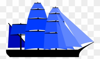 Clipart Of Ships, Vessel And Sail - Sail - Png Download