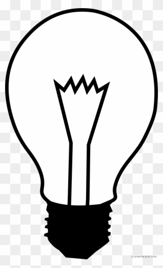 Light Bulb Outline Tools Free Black White Clipart Images - Clip Art Of Bulb - Png Download