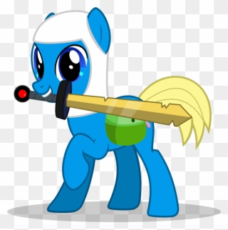 Cartoon Network Clipart Leaning - Mlp Finn The Pony - Png Download