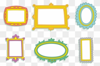 Baby Picture Frame Lovely Film Free Hq Image Clipart - Circle - Png Download