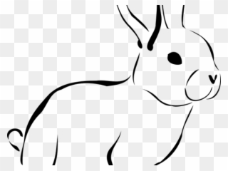 Bunny Clipart Animal - Animal Png Black And White Transparent Png