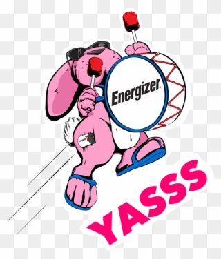 Energizer Bunny Stickers Messages Sticker-4 - Cartoon Energizer Bunny Clipart