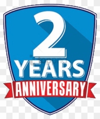 Free Png 2 Years Anniversary Png Image With Transparent - 2nd Anniversary Clipart