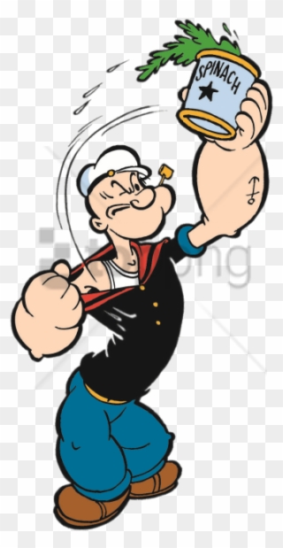 Free Png Download Popeye With Can Of Spinach Clipart Transparent Png