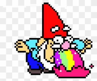Troll Puck - Pixel Art Gravity Falls Clipart