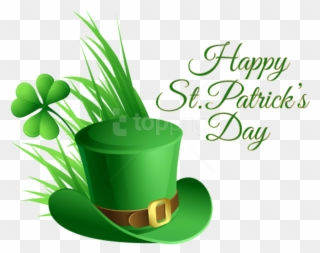 Free Png Download St Patricks Day Hat And Shamrock - St Patrick's Day 2019 Background Clipart