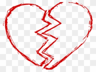 Broken Heart Clipart Heart Break - Broken Heart Transparent - Png Download