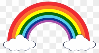 How To Draw A Rainbow - Rainbow Clip Art Transparent - Png Download