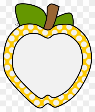 Prasekolah Sk Pulapah - Cute Apple Border Clipart - Png Download