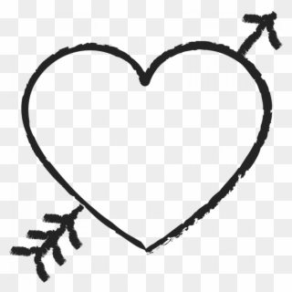 Download Heart Clipart Black And White - Cute Heart Png Transparent Png