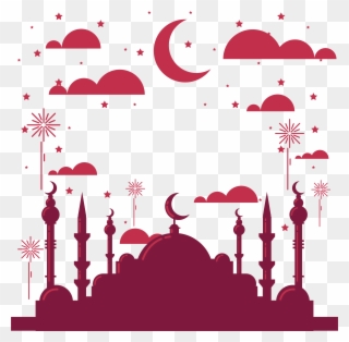 Surabaya Church Islamic Year Festivals Red Wine Clipart - Islamic New Year Art - Png Download