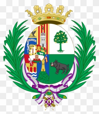 Coat Of Arms Of María Del Carmen Angoloti Y Mesa, Duchess - De La Paz Coat Of Arms Clipart