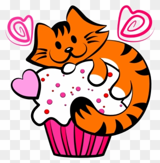 Kiki Adores Yummy Cupcake Clipart