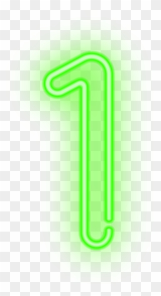 One Neon Green Png Clip Art Image - Neon Transparent Png