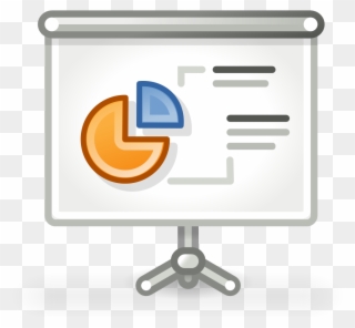 Outline Of Presentation Clipart , Png Download - Presentacion De La Informacion Transparent Png