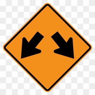 File Mutcd Cw12 1 Svg Wikimedia Commons - Double Arrow Sign Clipart