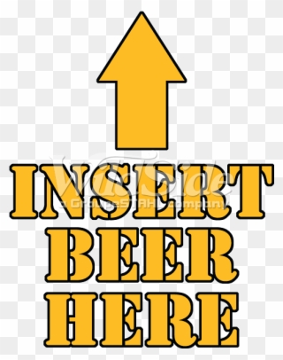 Insert Beer Here - Ganja Stickers Clipart