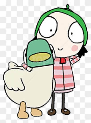 Free Png Download Sarah Holding Duck Clipart Png Photo - Sara Y Pato Imagenes Transparent Png