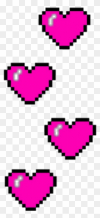 ##tumblr #kalp #kalpler #piksel #pixel #love #pink - Pixel Art Clipart