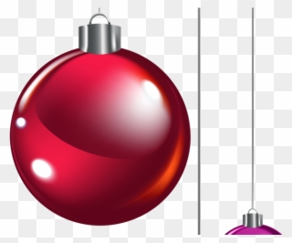 Christmas Ball Clipart Sphere - Hanging Ornament No Background - Png Download