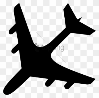 Free Png Download Airplane Black Png Images Background - Airplane Icon Clipart