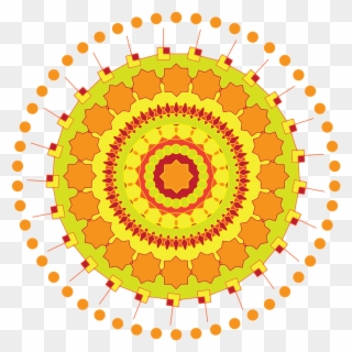 Mandala Swirl Geometric - Namaste Png Clipart