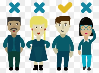 How To Create Your Ideal Customer Profile Customer - Cartoon Clipart