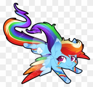 Wings Clipart Chibi - Mlp Rainbow Dash Rainbow Power Fanart - Png Download