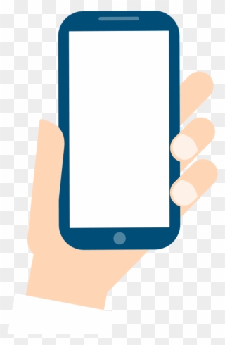 Mobile Phone Smartphone Cartoon Hand Hd Image Free - Cartoon Hand Phone Png Clipart