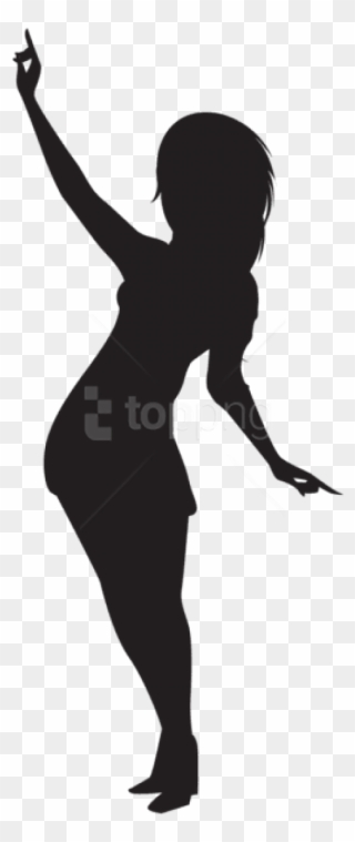 Free Png Dancing Girl Silhouette Png Png - Girl Silhouette Transparent Background Clipart
