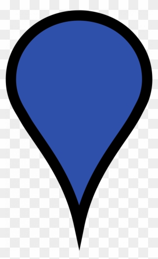 733 X 1200 7 - Blue Map Pin Png Clipart