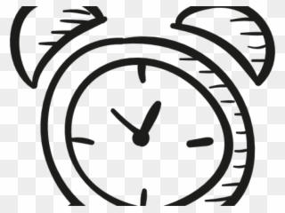 Crazy Clipart Clock - Alarm Clock Drawing Easy - Png Download