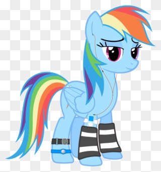 Rainbow Dash Vector - Pony Friendship Is Magic Rainbow Clipart