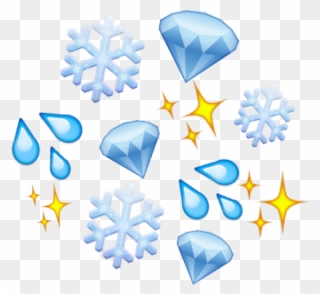 #emoji #emojis #blue #aesthetic #blueemojis #sparkle - Aesthetic Blue Emojis Transparent Clipart