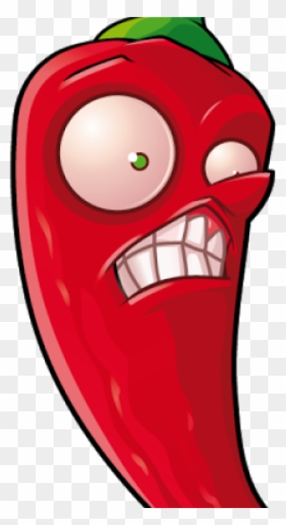 Cartoon Jalapeno - Plants Vs Zombies Clipart