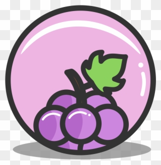 Button Grape Icon - Nutrition Ico Clipart